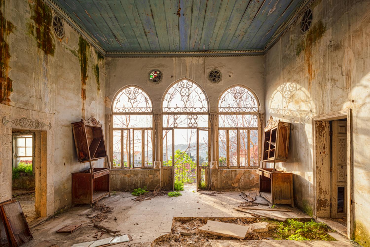 James Kerwinin valokuva hylätystä talosta Libanonissa.